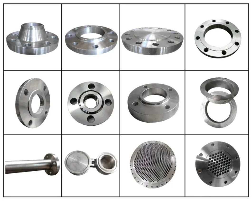 ANSI/DIN/JIS/En Carbon Steel Threaded/Plate/Blind Flange Alloy Steel Forged Stainless Steel Blind Blank Flanges for Semiconductor