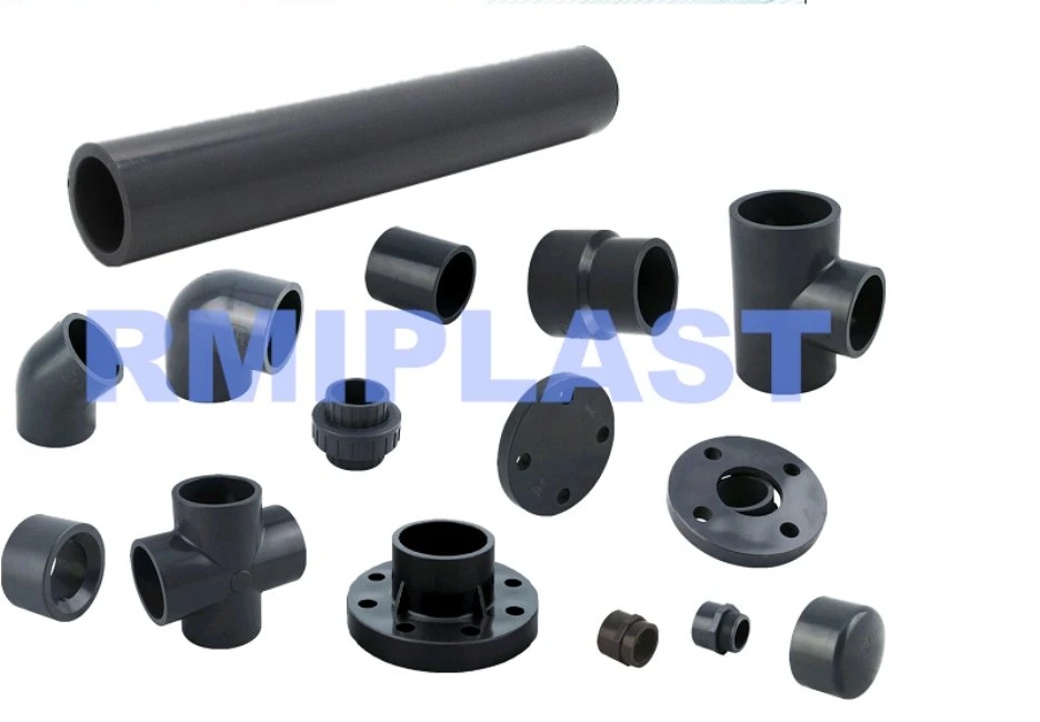 PVC Flange UPVC Van Stone Flange of JIS 10K DN100 Plastic Fitting Socket Welding Pipe Fittings Vanstone Flange Stub End for Water