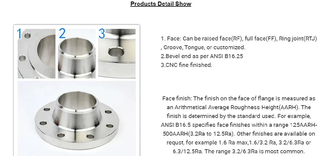 ANSI B16.5 F316/L 201 304 Forged Blind Flange Slip on Flange Raised Face Stainless Steel Blind Flange