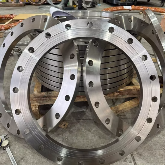 Cuscinetto Colata di investimento Colata a cera persa Acciaio al carbonio Lega SS304 Ferro Collo saldato lungo Forgiato Cieco/Slip-On/Presa/Piastra piatta/Wn/So/RF/FF Flangia per tubo